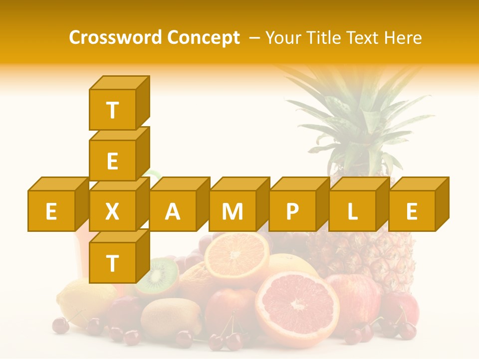 Blended Grape Yellow PowerPoint Template