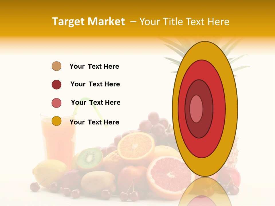 Blended Grape Yellow PowerPoint Template