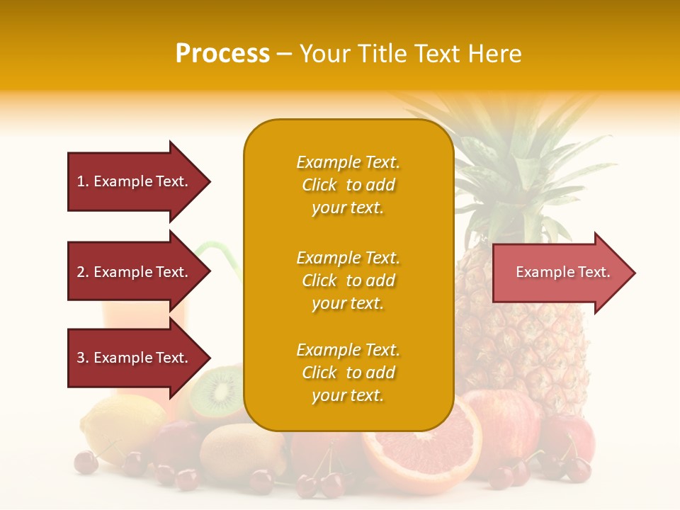 Blended Grape Yellow PowerPoint Template