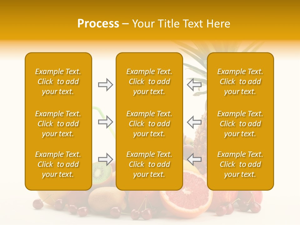 Blended Grape Yellow PowerPoint Template