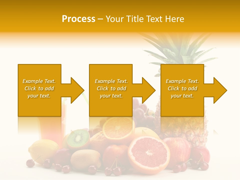 Blended Grape Yellow PowerPoint Template