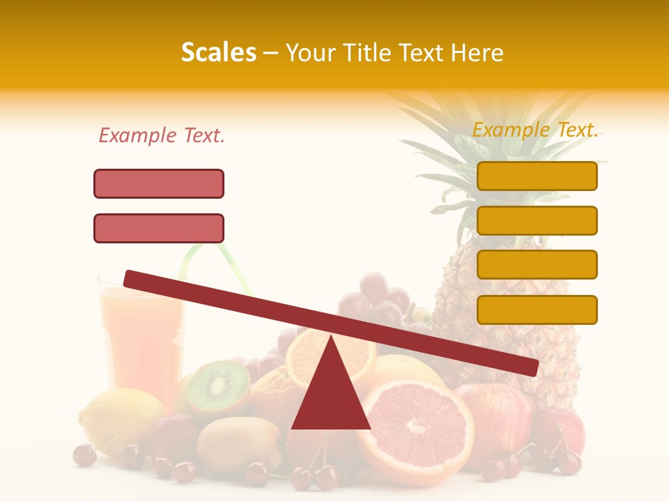 Blended Grape Yellow PowerPoint Template
