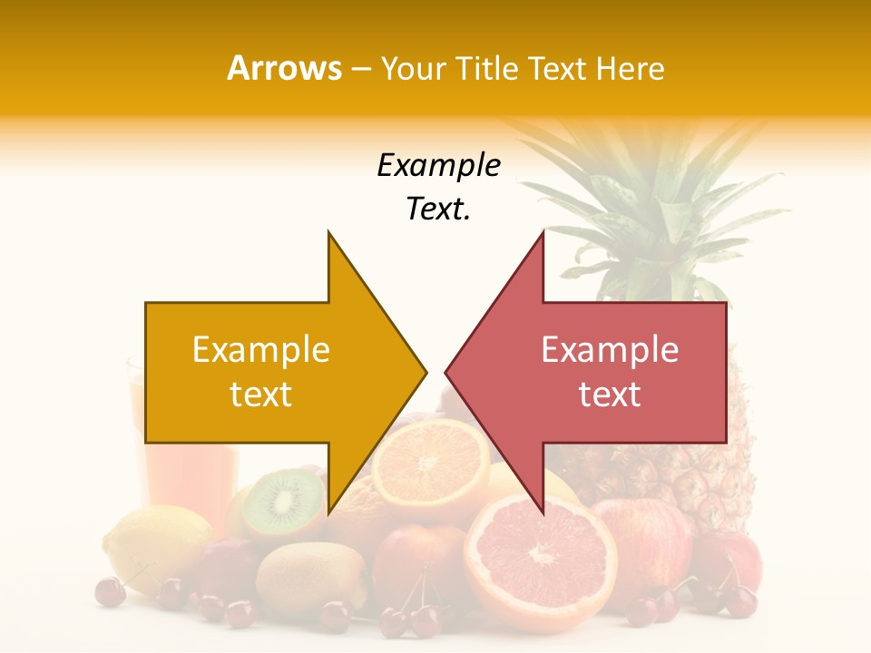 Blended Grape Yellow PowerPoint Template