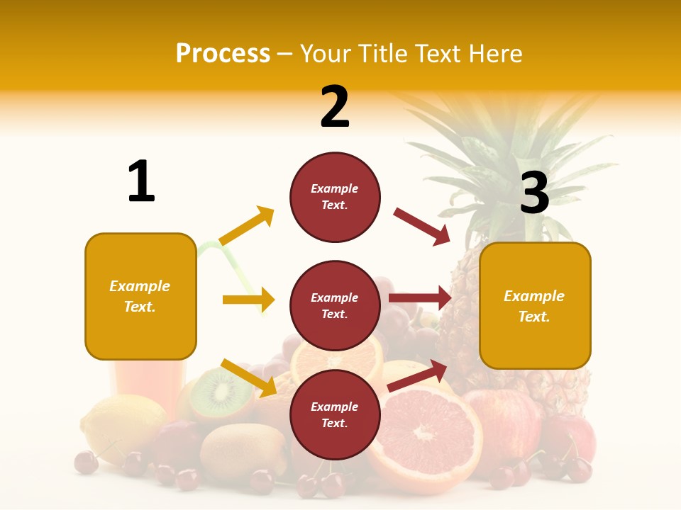 Blended Grape Yellow PowerPoint Template