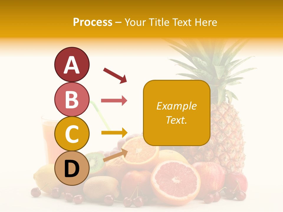 Blended Grape Yellow PowerPoint Template