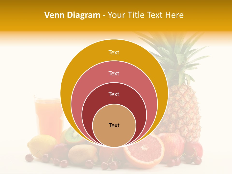 Blended Grape Yellow PowerPoint Template