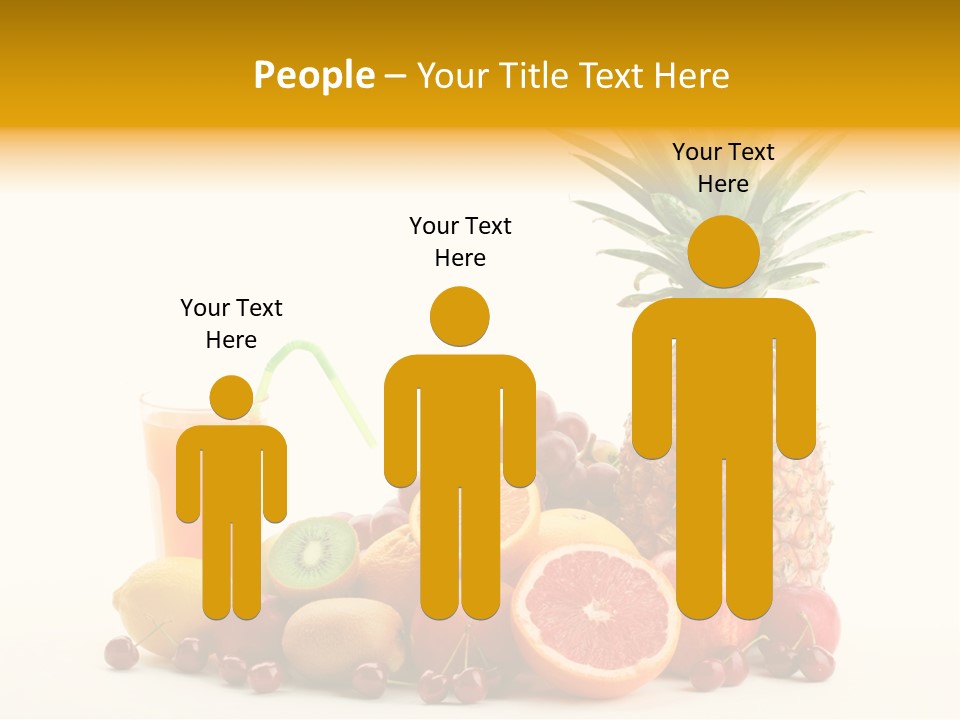 Blended Grape Yellow PowerPoint Template