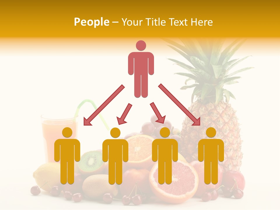 Blended Grape Yellow PowerPoint Template