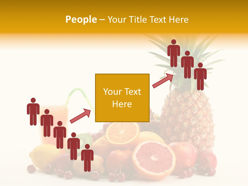 Blended Grape Yellow PowerPoint Template