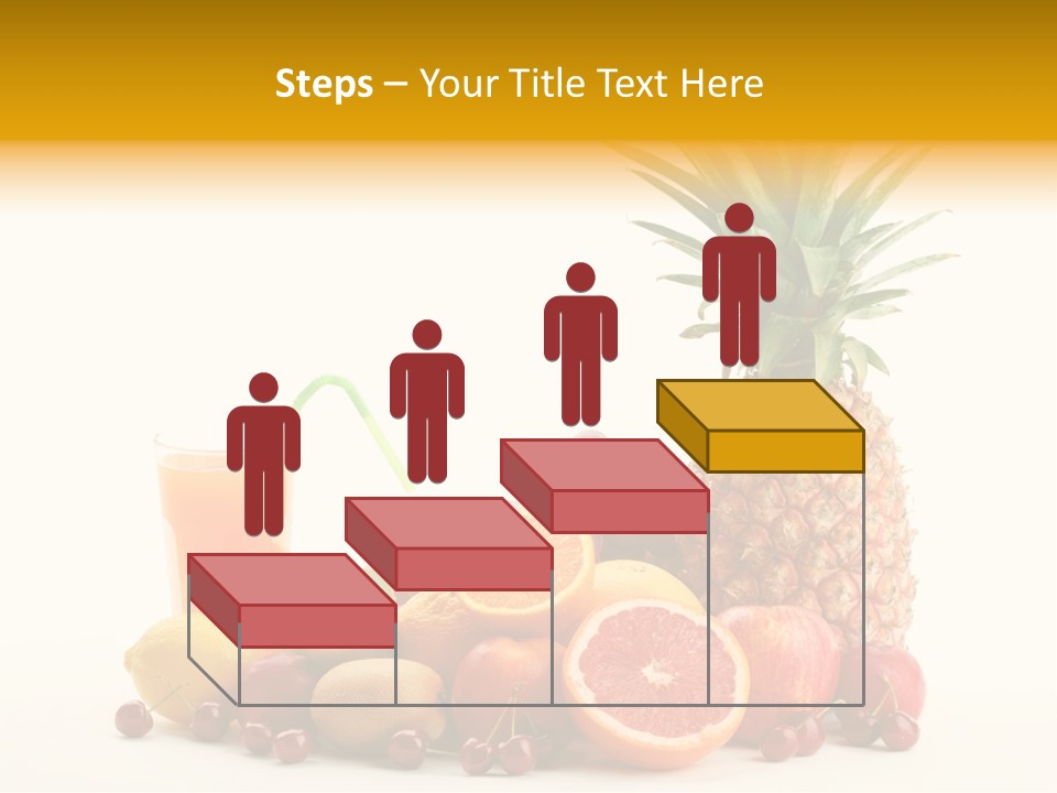 Blended Grape Yellow PowerPoint Template