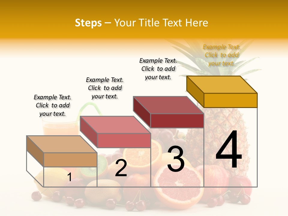 Blended Grape Yellow PowerPoint Template