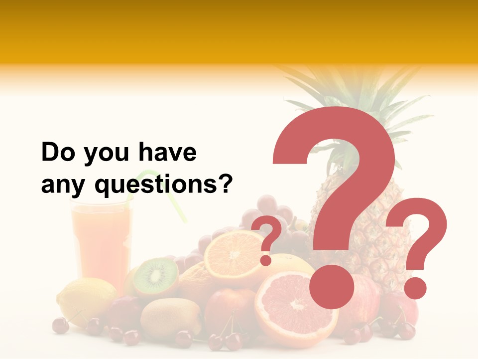 Blended Grape Yellow PowerPoint Template