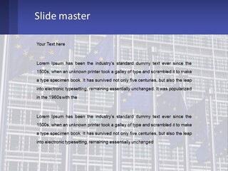 Parliament Berlaymont Europe PowerPoint Template