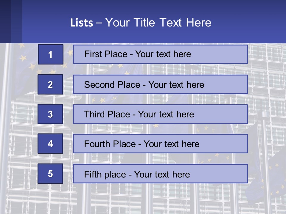 Parliament Berlaymont Europe PowerPoint Template