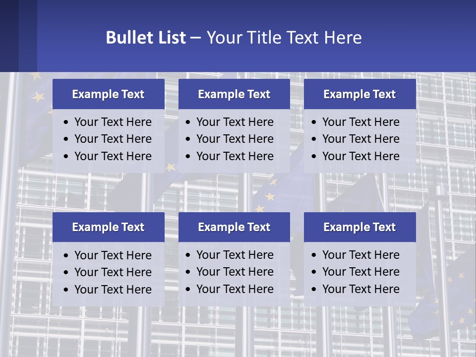 Parliament Berlaymont Europe PowerPoint Template