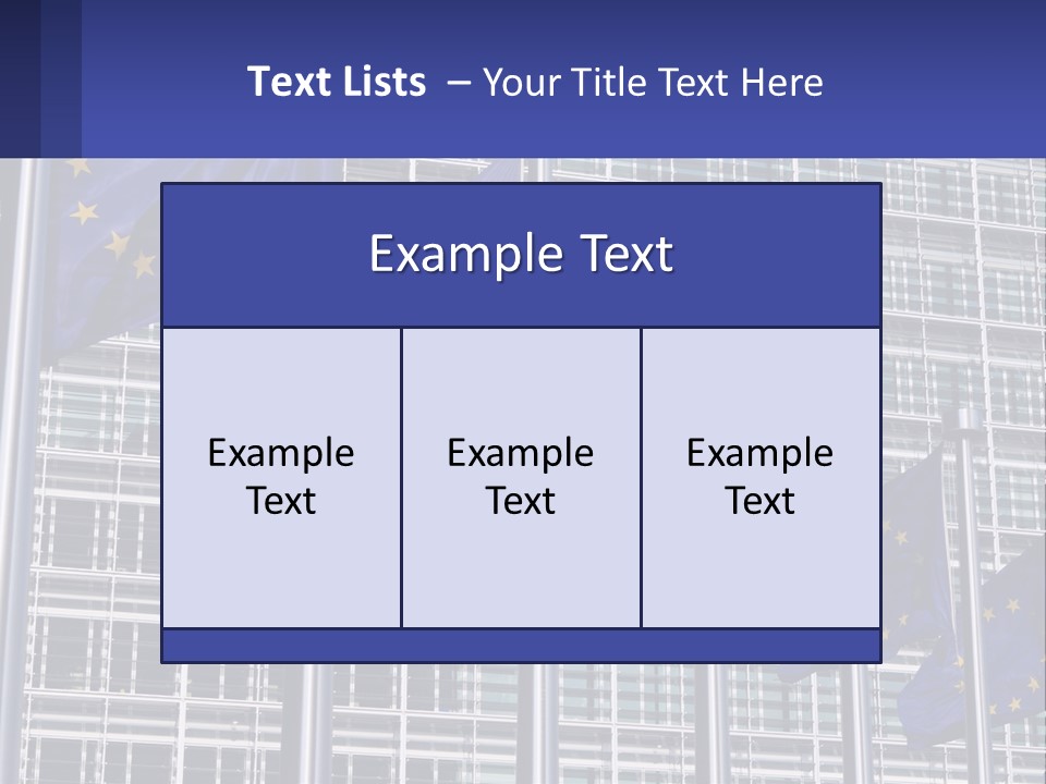 Parliament Berlaymont Europe PowerPoint Template