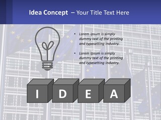 Parliament Berlaymont Europe PowerPoint Template