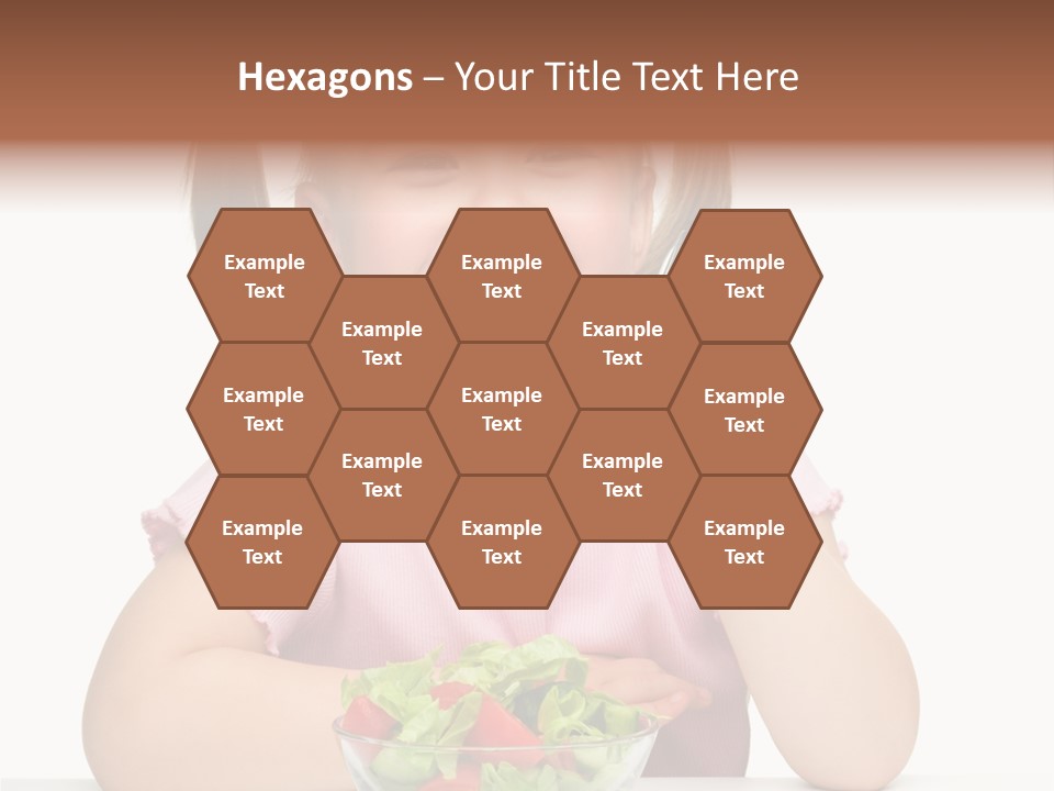 Fork Holding People PowerPoint Template