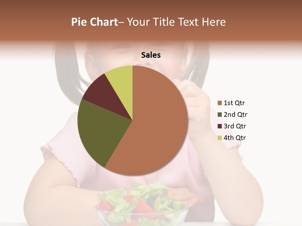 Fork Holding People PowerPoint Template