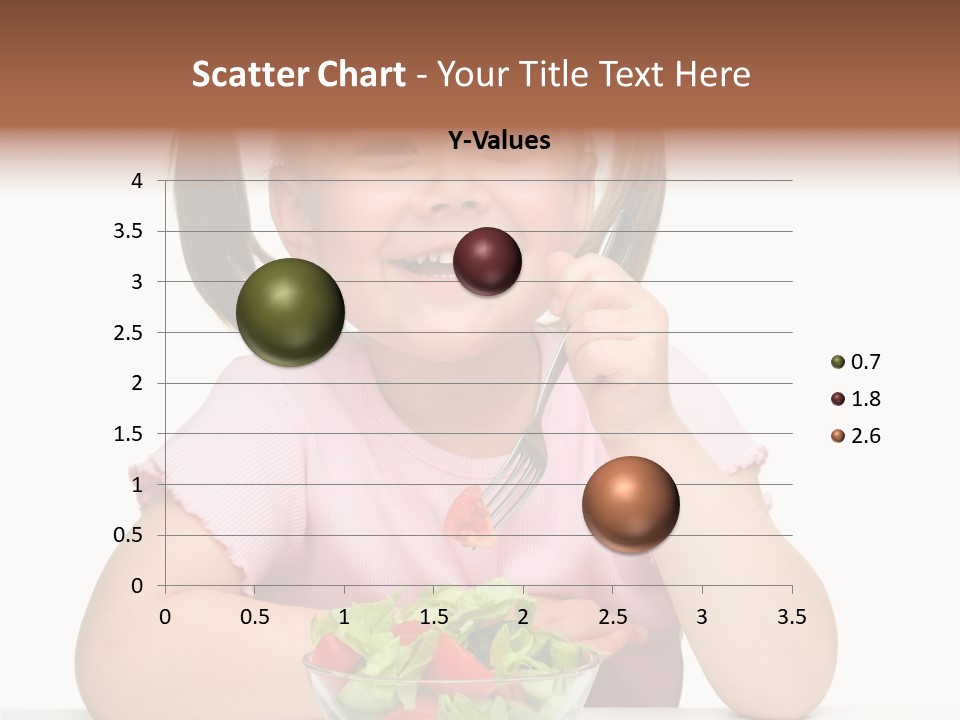 Fork Holding People PowerPoint Template