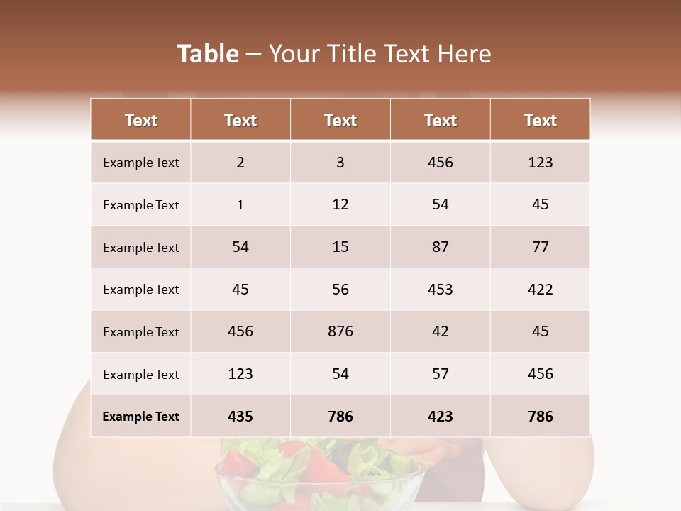 Fork Holding People PowerPoint Template