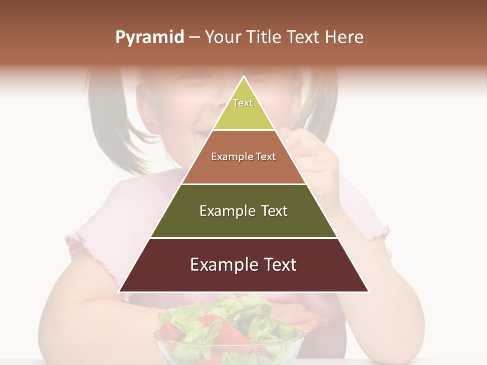 Fork Holding People PowerPoint Template