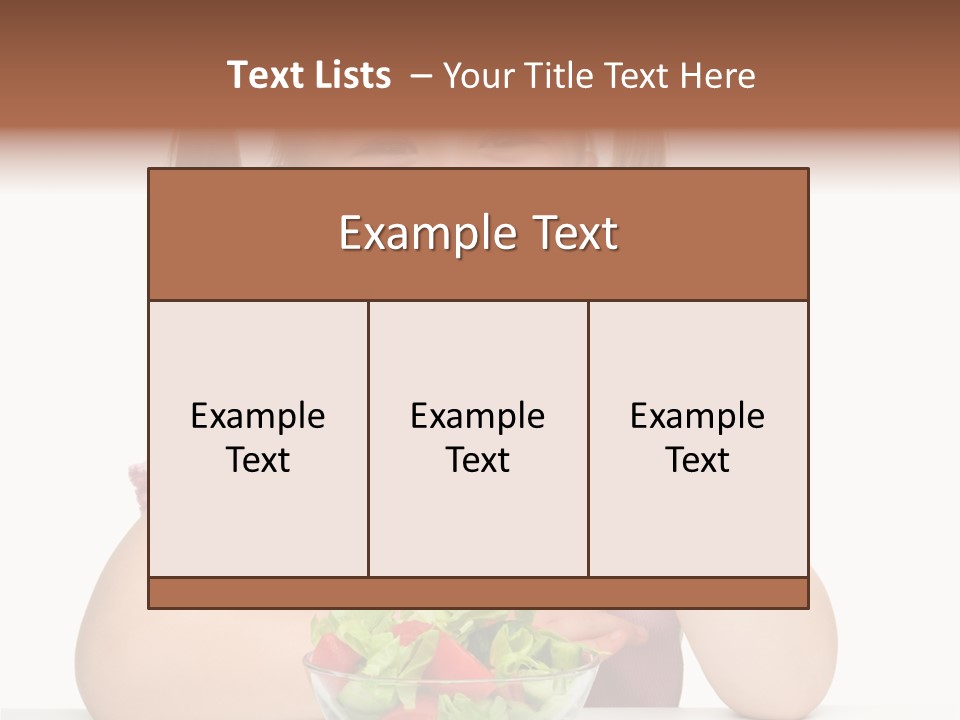 Fork Holding People PowerPoint Template