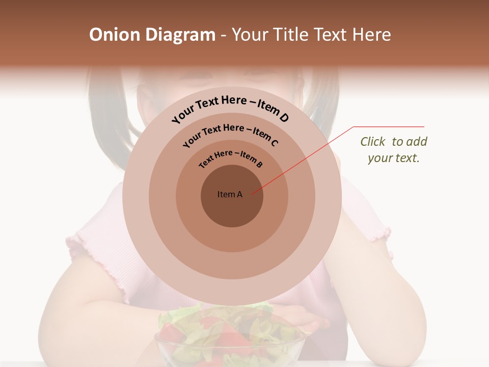 Fork Holding People PowerPoint Template