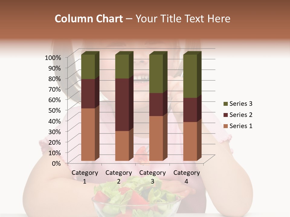 Fork Holding People PowerPoint Template