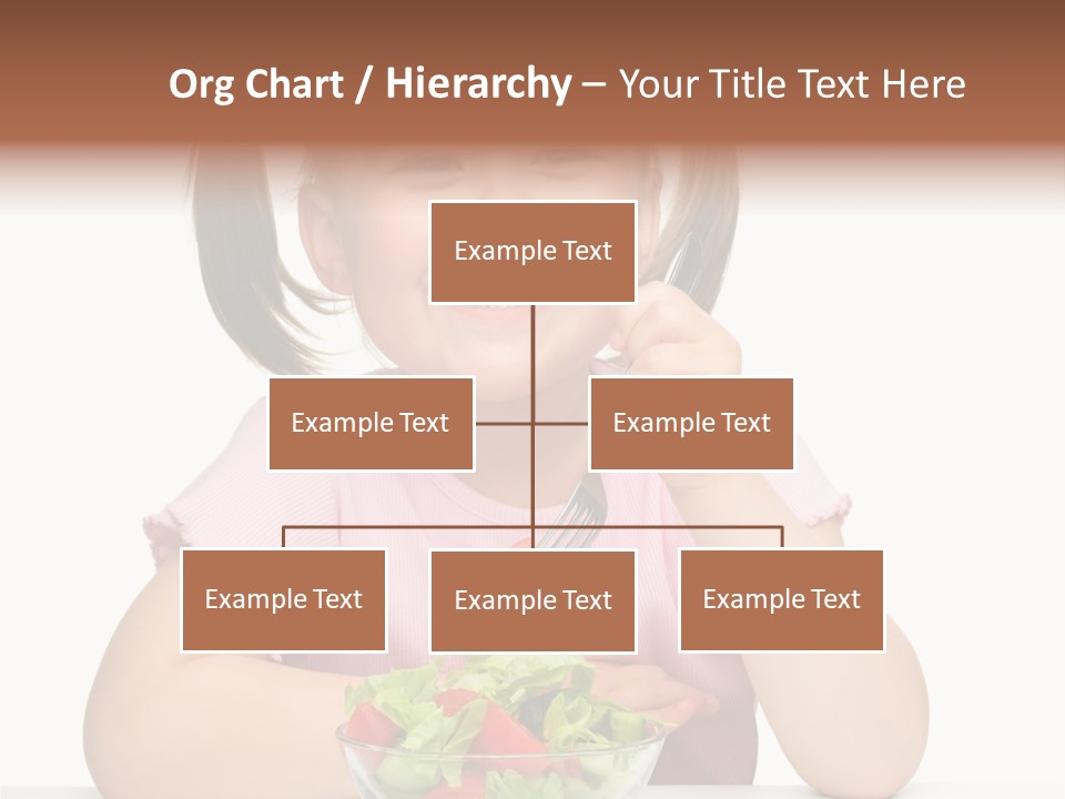 Fork Holding People PowerPoint Template