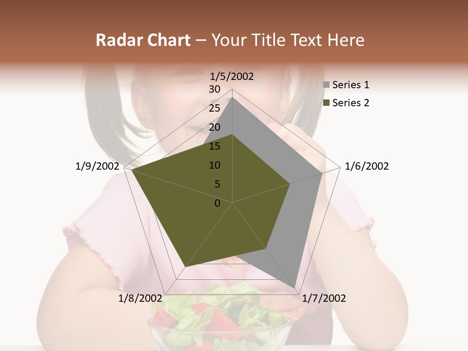 Fork Holding People PowerPoint Template