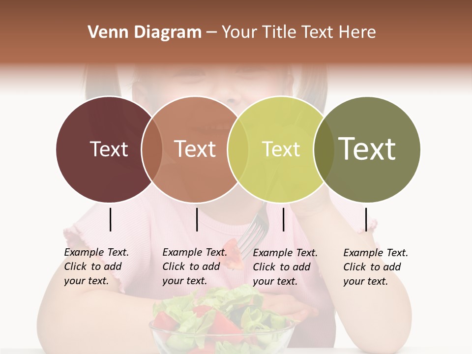 Fork Holding People PowerPoint Template