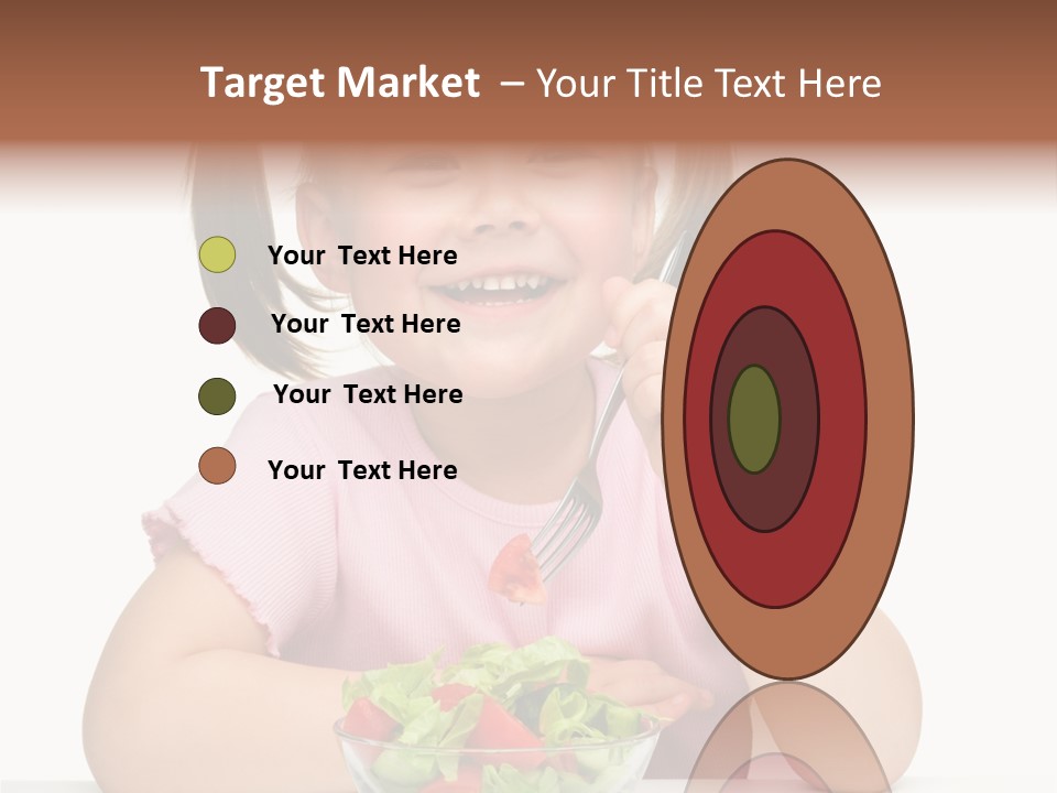 Fork Holding People PowerPoint Template