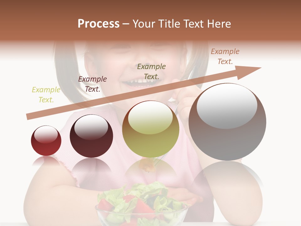 Fork Holding People PowerPoint Template