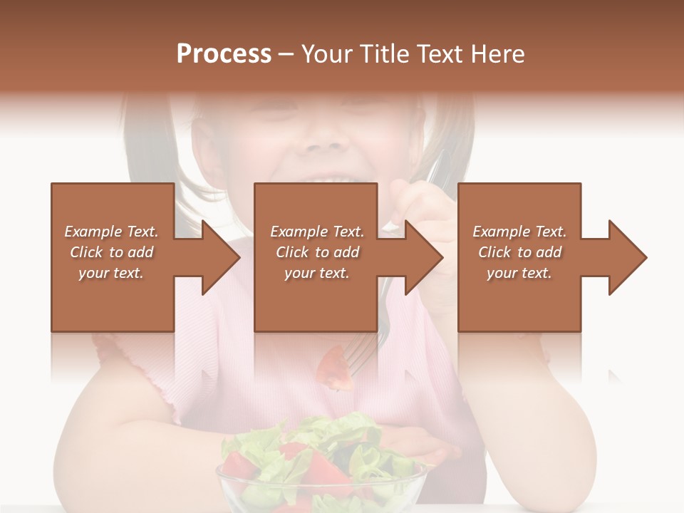 Fork Holding People PowerPoint Template