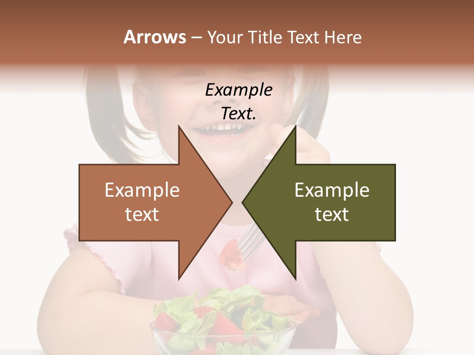 Fork Holding People PowerPoint Template