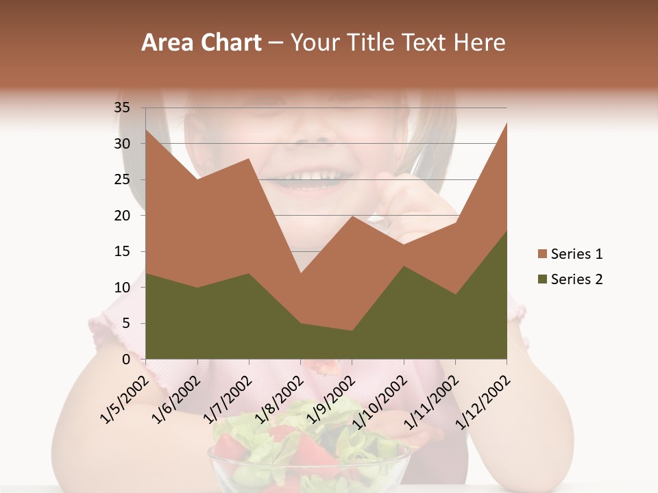 Fork Holding People PowerPoint Template