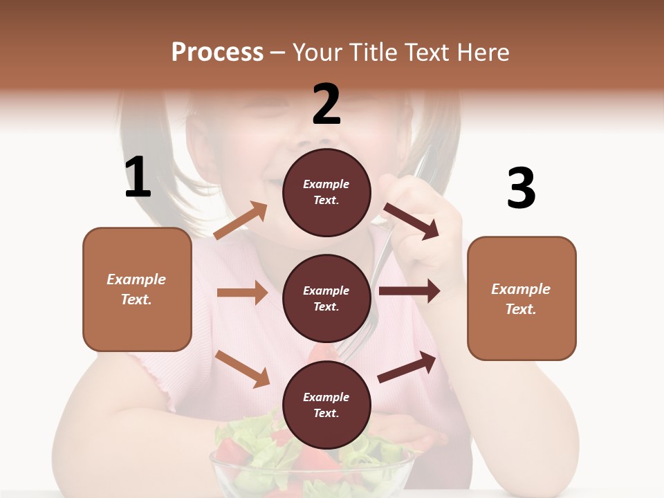 Fork Holding People PowerPoint Template