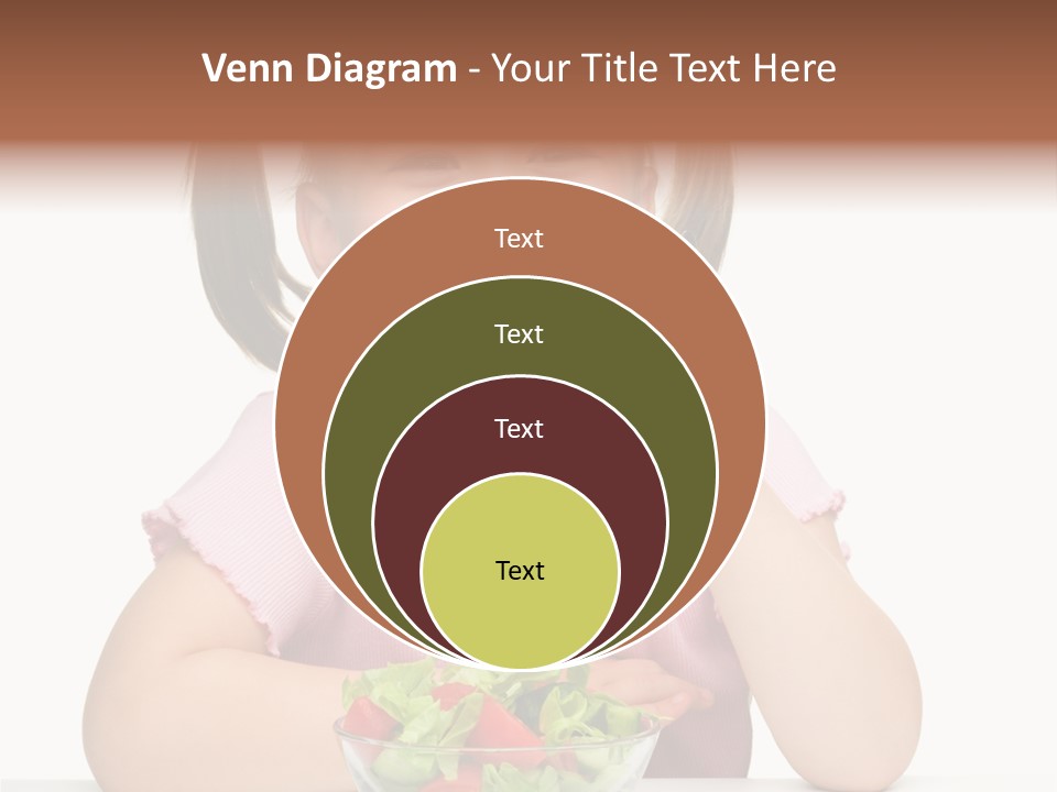 Fork Holding People PowerPoint Template