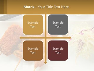 Gourmet Pork Plate PowerPoint Template