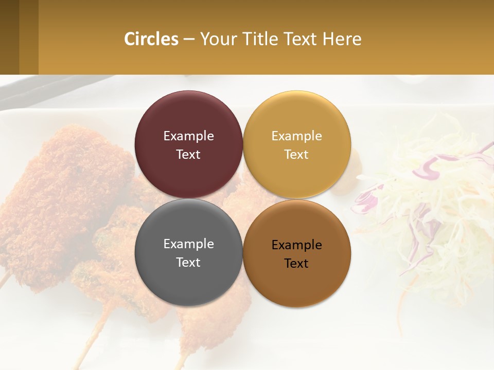 Gourmet Pork Plate PowerPoint Template