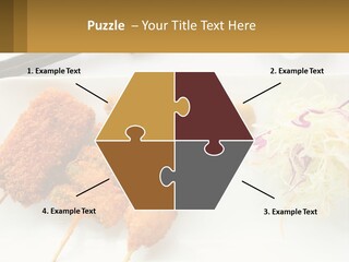 Gourmet Pork Plate PowerPoint Template