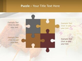 Gourmet Pork Plate PowerPoint Template