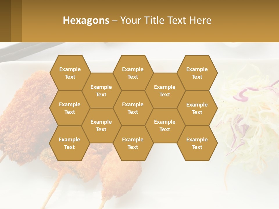 Gourmet Pork Plate PowerPoint Template