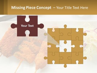 Gourmet Pork Plate PowerPoint Template