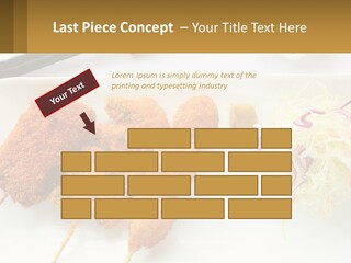 Gourmet Pork Plate PowerPoint Template