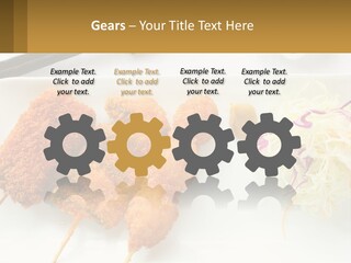 Gourmet Pork Plate PowerPoint Template