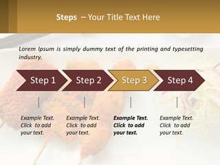 Gourmet Pork Plate PowerPoint Template