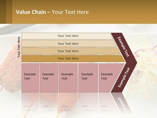 Gourmet Pork Plate PowerPoint Template