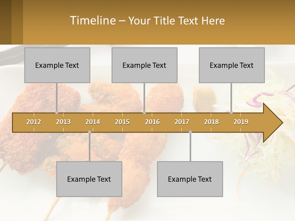 Gourmet Pork Plate PowerPoint Template